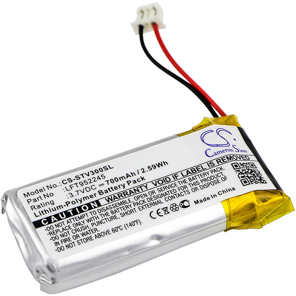 Battery for Stageclix Jack V3 transmitter LFT952245 3.7V Li-Polymer 700mAh / 2.5