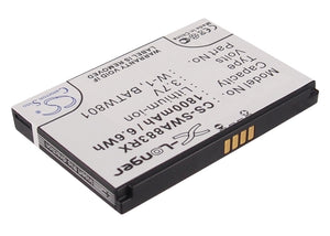 Battery for Virgin Mobile Overdrive Pro 3G 3.7V Li-ion 1800mAh / 6.66Wh