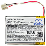 Battery for Sony SRS-WS1 LIS1553, LIS1553(SY6) 3.7V Li-Polymer 1000mAh / 3.70Wh