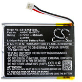 Battery for Sennheiser PXC 550 AHB413645PCT 3.7V Li-Polymer 650mAh / 2.41Wh