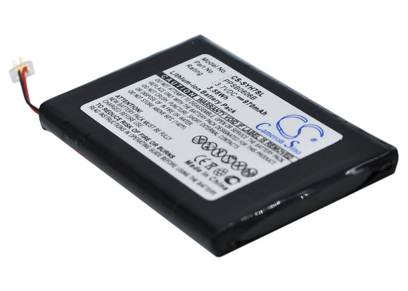 Battery for Samsung YP-YH7 PPSB0606B 3.7V Li-ion 970mAh