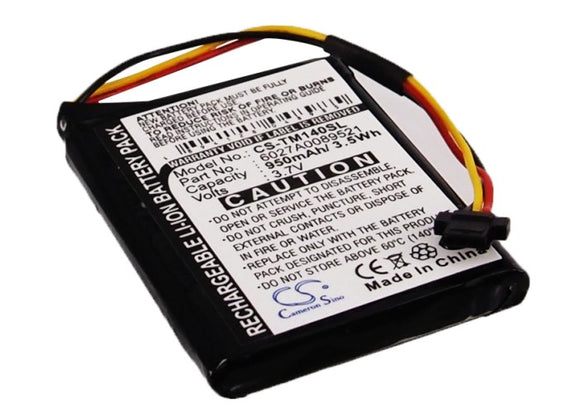 Battery for TomTom Go 50 6027A0089521, AHA11110005, FMB0932008731, P2, VF65, VF6