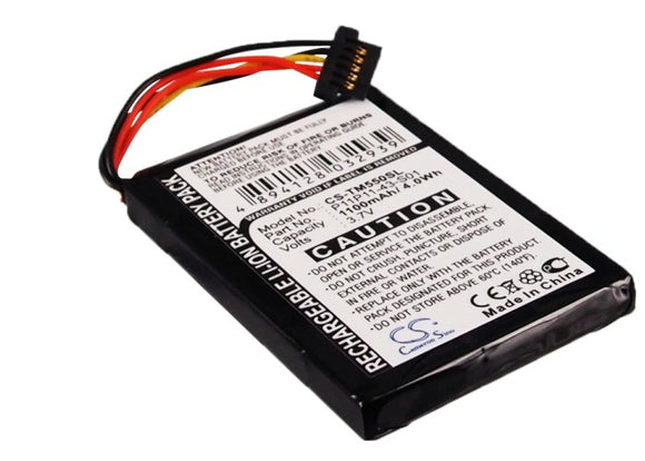 Battery for TomTom 8CP5.011.11 P11P11-43-S01 3.7V Li-ion 1100mAh / 4.07Wh