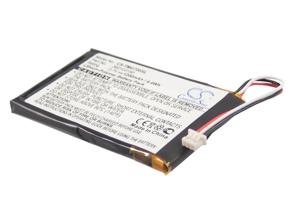 Battery for TomTom GO7000 360103150 3.7V Li-Polymer 1200mAh