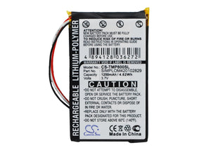 Battery for TomTom Pro 8000 SIMPLOM420102829 3.7V Li-Polymer 1250mAh