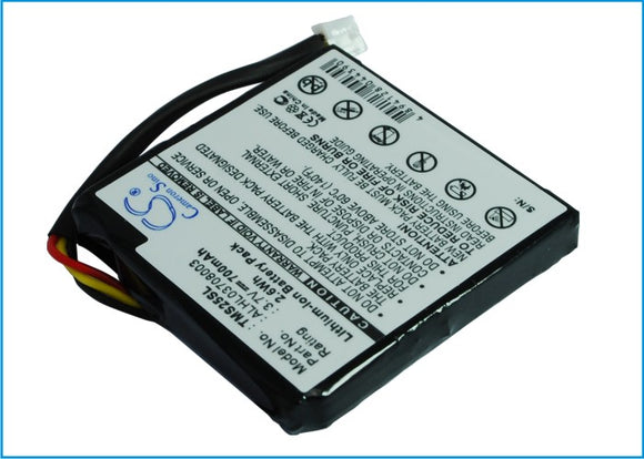 Battery for TomTom 4EV52 ALHL03708003 3.7V Li-ion 700mAh