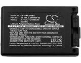 Battery for Teleradio TG-TXMNL 22.381.2, D00004-02, M245060 3.7V Li-ion 2400mAh 