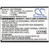 Battery for TP-Link M7650 TBL-53A3000, TBL-53B3000 3.8V Li-Polymer 2900mAh / 11.