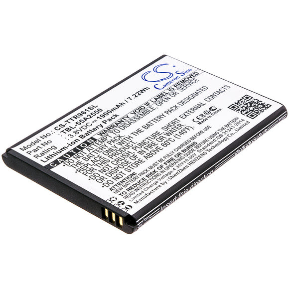 Battery for TP-Link TL-TR961 TBL-55A2550 3.8V Li-ion 1900mAh / 7.22Wh