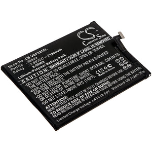 Battery for Vodafone VFW525 88909 3.85V Li-Polymer 2100mAh / 8.09Wh