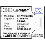 Battery for Verifone IPAY E285 BPK087-600, BPK087-600-01-B, BPK087-600-01-C 3.8V