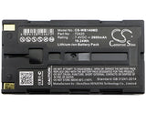 Battery for Welch-Allyn SureSight 14001 72420 7.4V Li-ion 2600mAh / 19.24Wh