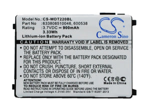 Battery for Datalogic Falcon PDT 3.7V Li-ion 900mAh / 3.33Wh