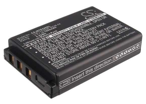 Battery for Wacom Intuos4 wireless 1UF102350P-WCM-03, 1UF102350P-WCM-04, ACK-402