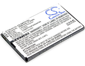 Battery for ZTE 306ZT LI3827T43P3H544780, ZEBAU1 3.7V Li-Polymer 2500mAh / 9.25W