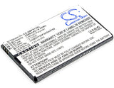 Battery for ZTE 303ZT LI3827T43P3H544780, ZEBAU1 3.7V Li-Polymer 2500mAh / 9.25W