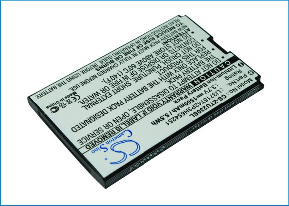 Battery for ZTE MF30 A6 WiFi Router 3.7V Li-ion 1200mAh / 4.44Wh